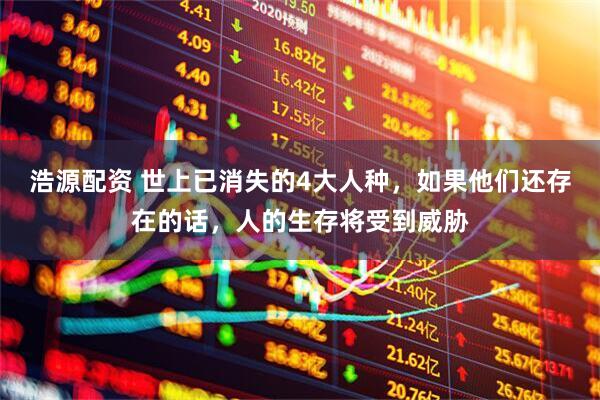 浩源配资 世上已消失的4大人种，如果他们还存在的话，人的生存将受到威胁