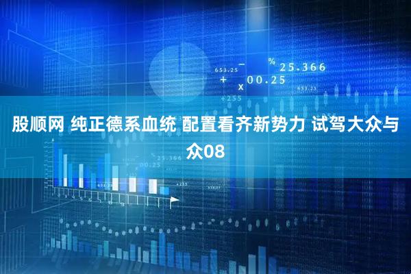 股顺网 纯正德系血统 配置看齐新势力 试驾大众与众08